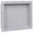 Vidaxl douchenis 41x51x10 cm matgrijs