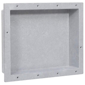Vidaxl douchenis 41x51x10 cm matgrijs