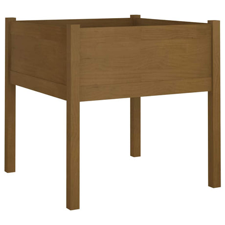 Vidaxl Planning Box 70x70x70 cm stałego sosny miód brązowy