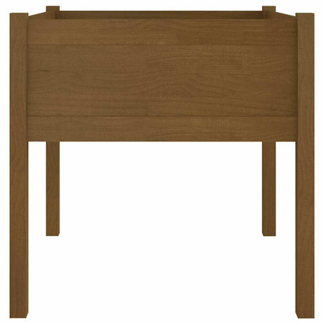 Vidaxl Planning Box 70x70x70 cm stałego sosny miód brązowy