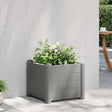 Vidaxl Sadzacza wstawka 43x43x35 cm PP Stone Grey