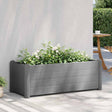Vidaxl Sadzarca Zastannica 100x43x35 cm PP Stone Grey
