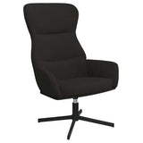 Vidaxl relaxstoel fluweel zwart