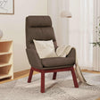 Vidaxl relaxstoel stof taupe