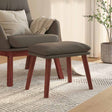 Vidaxl voetenbank 45x29,5x35 cm kunstleer grijs