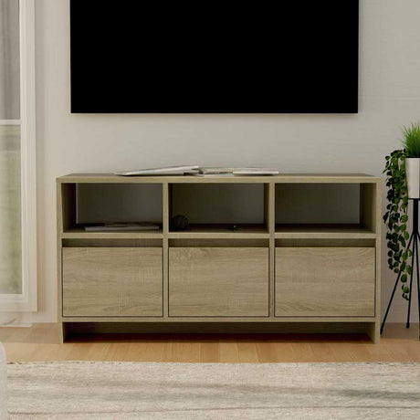Vidaxl tv-meubel 102x37,5x52,5 cm bewerkt hout sonoma eikenkleurig