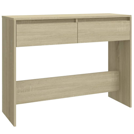 Vidaxl wandtafel 100x35x76,5 cm bewerkt hout sonoma eikenkleurig