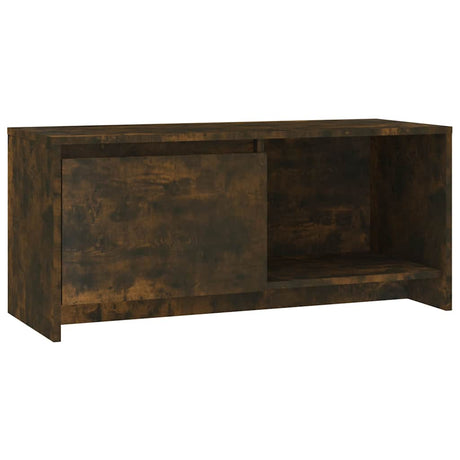 Vidaxl tv-meubel 90x35x40 cm bewerkt hout gerookt eikenkleurig