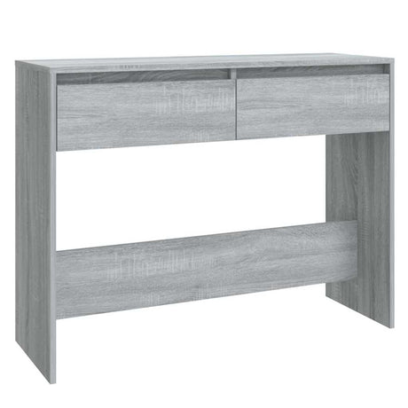 Vidaxl wandtafel 100x35x76,5 cm bewerkt hout grijs sonoma eikenkleurig