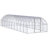 Vidaxl Chicken Run 3x10x2 M ocynkowana stal