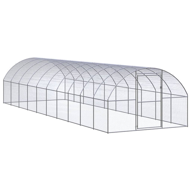 Vidaxl Chicken Run 3x10x2 M ocynkowana stal