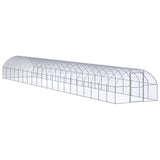 VidaXL Kurnik 3x20x2 m, stal ocynkowana
