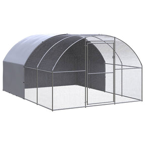 Vidaxl Chicken Run 3x4x2 M ocynkowana stal