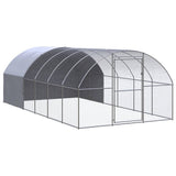 Vidaxl Chicken Run 3x6x2 M ocynkowana stal
