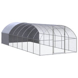 Vidaxl Chicken Run 3x8x2 M ocynkowana stal