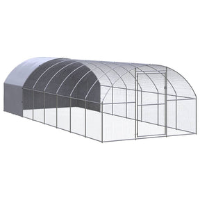 Vidaxl Chicken Run 3x8x2 M ocynkowana stal