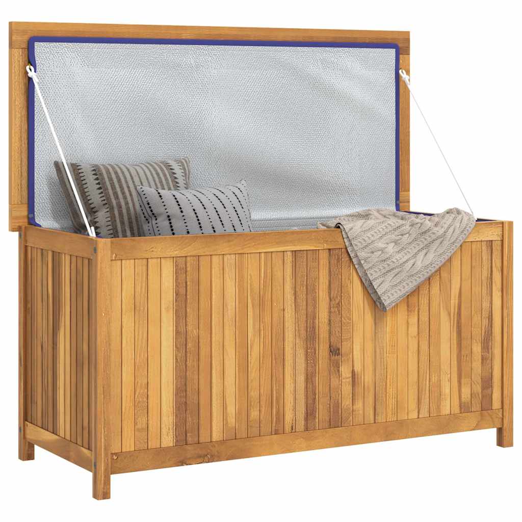 Vidaxl tuinbox 114x50x58 cm massief teakhout