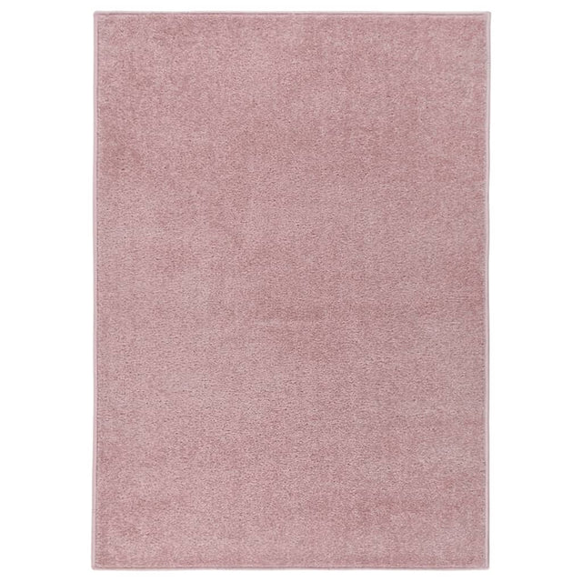 Vidaxl dywan kortpolig 240x340 cm różowy