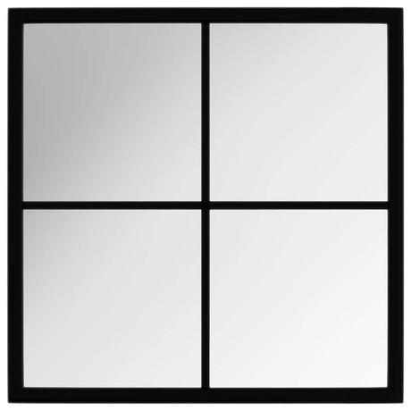 Vidaxl Wall Mirror 40x40 cm Metal Black