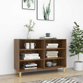 Vidaxl dressoir 103,5x35x70 cm bewerkt hout bruin eikenkleur