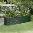 Sadzarka Vidaxx 296x80x68 cm stal ocynkowana, kolor zielony