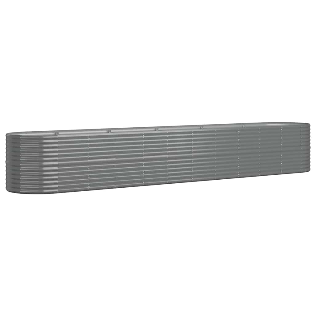 Sadzarka Vidaxx 440x80x68 cm, stal ocynkowana, szara
