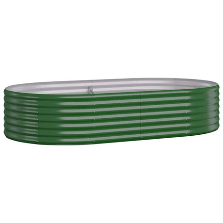 Vidaxl Planning Box 175x100x36 cm stalowy zielony