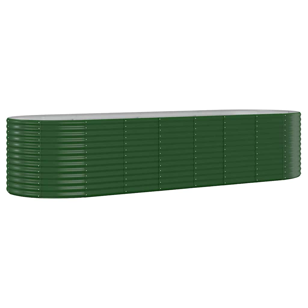 Sadzarka Vidaxx 322x100x68 cm stal ocynkowana, kolor zielony