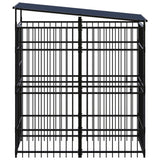 Kennel psa vidaxl z dachem 1,84 m² stal
