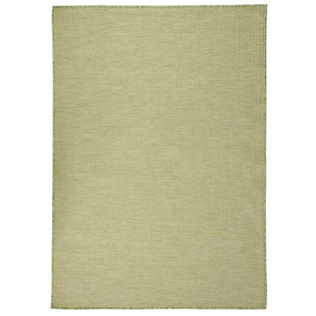 Vidaxl zewnętrzny dywan płaski -tlejący 200x280 cm zielony