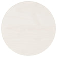 Vidaxl tafelblad ø30x2,5 cm massief grenenhout wit