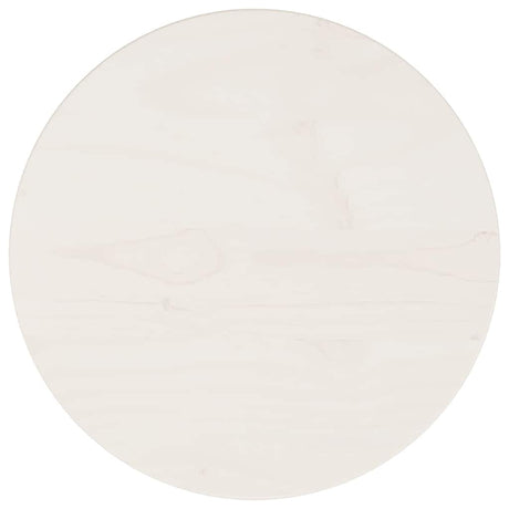 Vidaxl tafelblad ø30x2,5 cm massief grenenhout wit