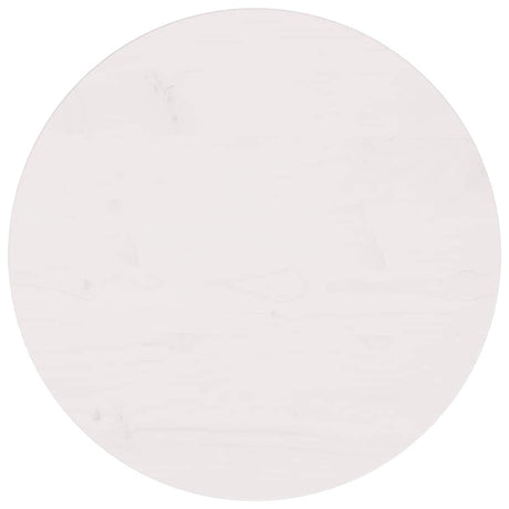 Vidaxl tafelblad ø60x2,5 cm massief grenenhout wit