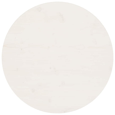Vidaxl tafelblad ø70x2,5 cm massief grenenhout wit