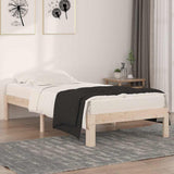 Vidaxl bedframe massief hout 90x190 cm