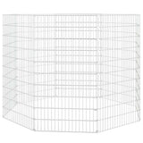 VIDAXL Animal Exchuose 8 paneli 54x100 cm ocynkowane żelazo