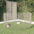 Wybieg dla zwierząt na wolnym wybiegu Vidaxxl, 12 paneli, 54x100 cm, ocynkowane żelazo
