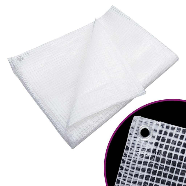 Urządzenie vidaxl Leno 140 g m²6x12 m białe
