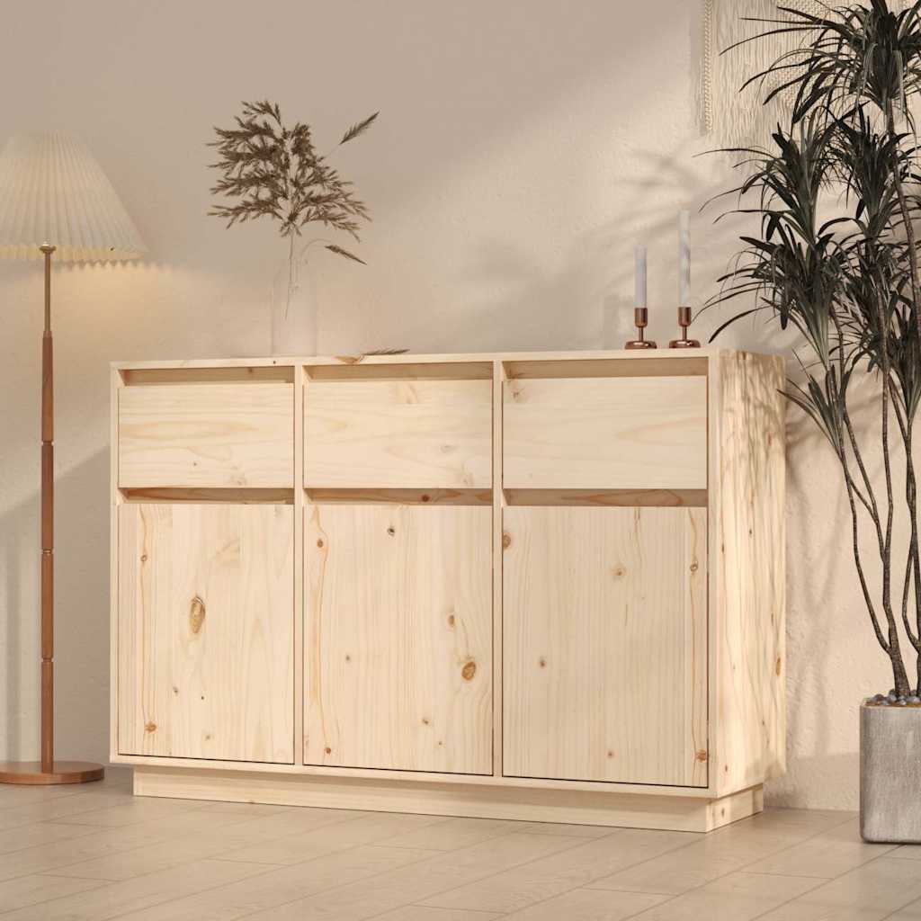 Vidaxl dressoir 111x36x75 cm massief grenenhout