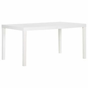 Vidaxl tuintafel 150x90x72 cm polypropeen wit