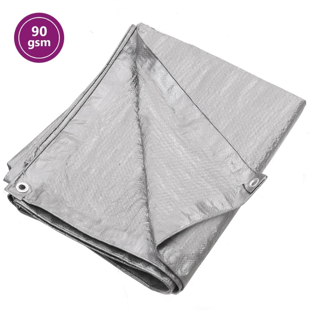 Urządzenie vidaxl 90 g m² 8x10 m HDPE Gray