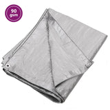 Urządzenie vidaxl 90 g m² 8x10 m HDPE Gray