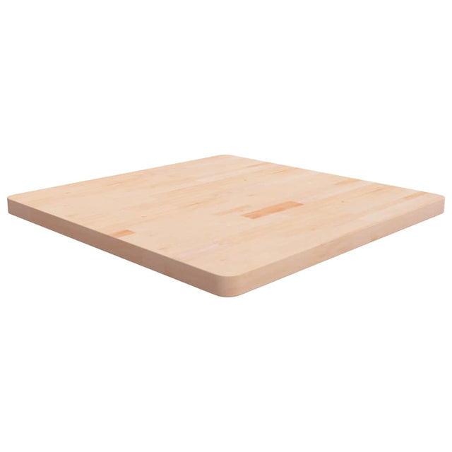 Vidaxl tafelblad vierkant 80x80x4 cm onbehandeld massief eikenhout