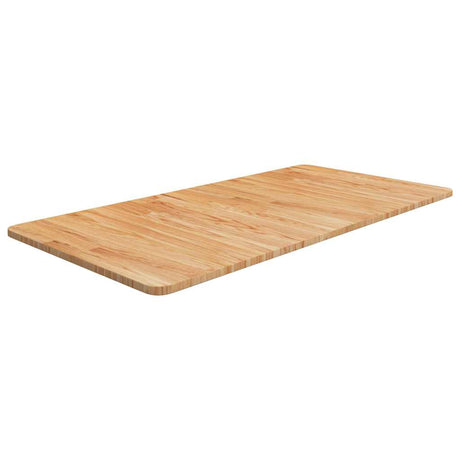 Vidaxl Washbasin Tabela 100x50x1,5 cm obróbka litego drewna jasnobrązowa