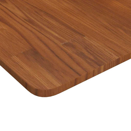 Vidaxl Washbasin Tabela 100x50x1,5 cm traktowane lite drewno ciemnobrązowe