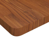 Vidaxl tafelblad vierkant 90x90x4cm behandeld eiken donkerbruin