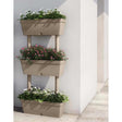 Vidaxl plantenbakken 6 st 100 cm taupe