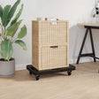 Vidaxl transporttrolley 58x38x12 cm pp zwart