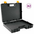 Vidaxl Machine Case 2 ST Universal z piankową gumową polipropen