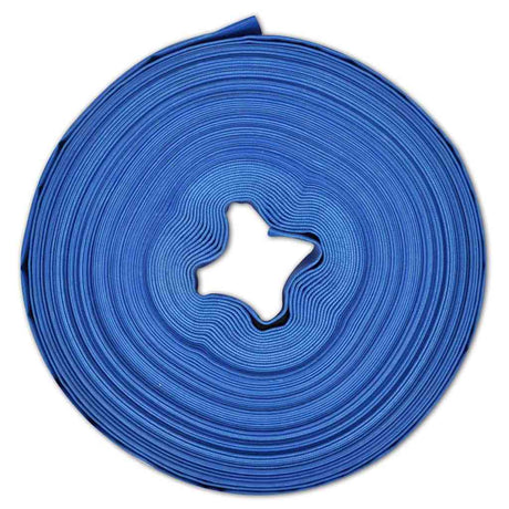 Vidaxl wąż płaskie 1 '' 100 m PVC